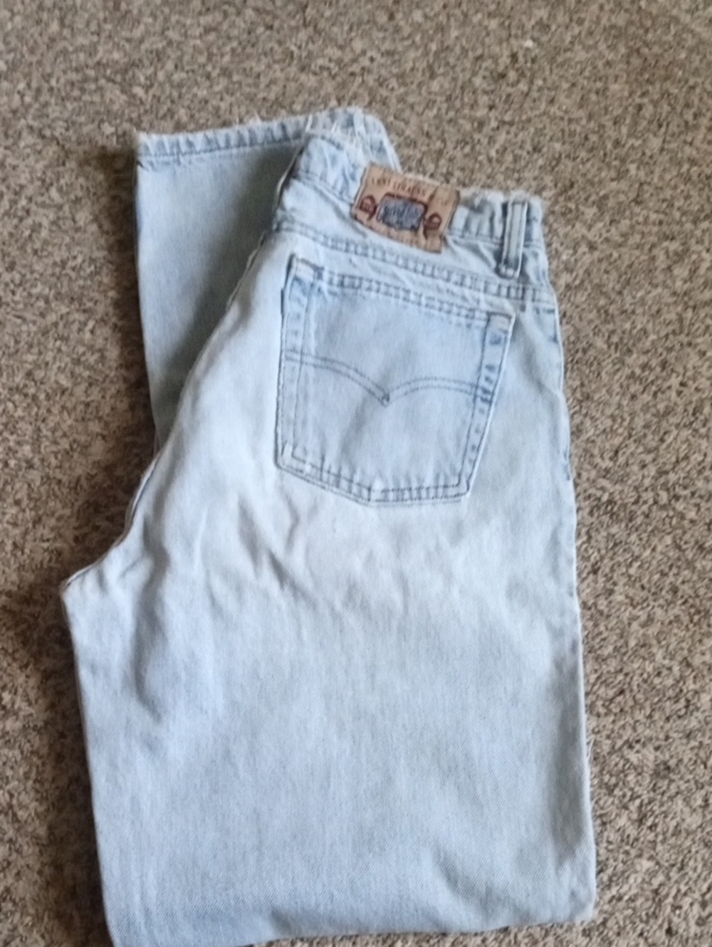 Women's light Blue Levi Silver Tab Jeans